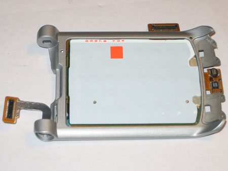 The completed keypad assembly